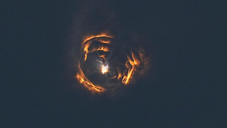 SpaceX hält den Moment fest, in dem das "Starship" die Schallmauer durchbricht.
