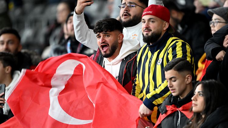 Türkische Fans waren in Berlin ganz klar in der Mehrheit.