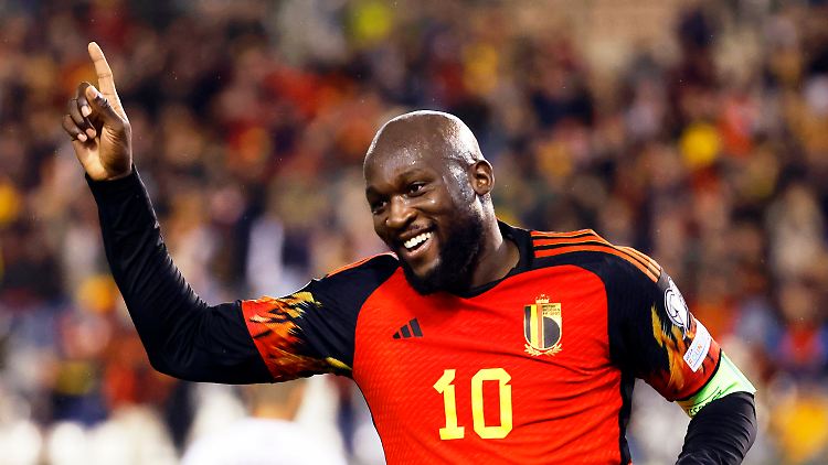 Romelu Lukaku schreibt sein Torkonto in der Nationalmannschaft auf 83 Treffer.