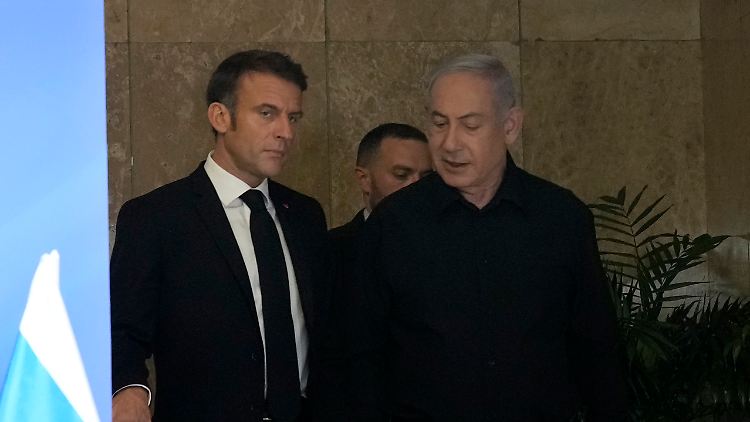 Macron verurteilte zudem die zunehmende Gewalt gegen Palästinenser im Westjordanland.