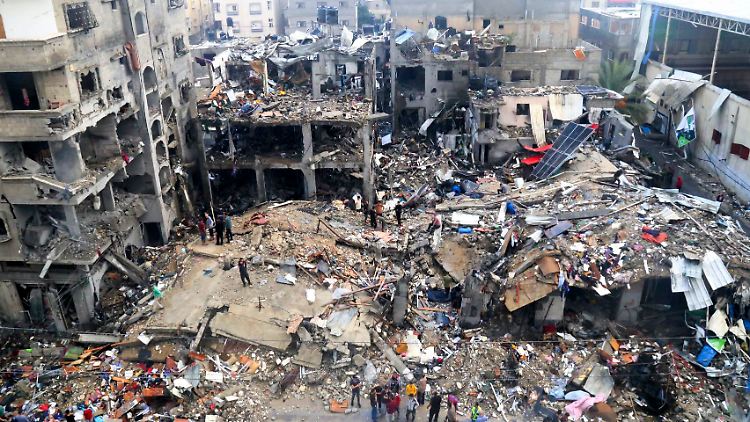 In dem Ort Dschabalia nördlich der Stadt Gaza liegt auch das gleichnamige Flüchtlingsviertel, das bereits Ziel von israelischen Angriffe wurde.