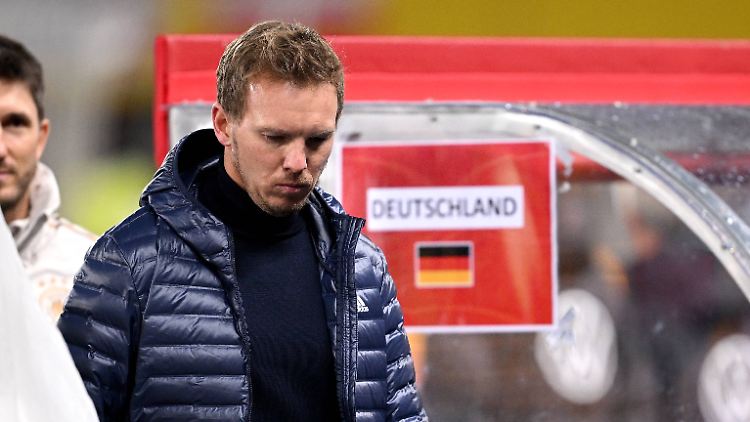 Bundestrainer Julian Nagelsmann bekommt nach zwei DFB-Pleiten derzeit reichlich Kritik zu hören.