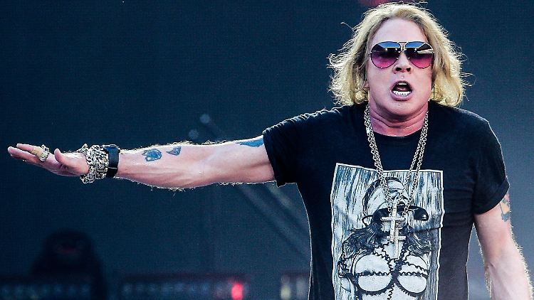 Sagt, er könne sich an die Klägerin noch nicht einmal erinnern: Axl Rose.