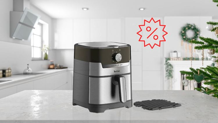 Die Tefal Heißluftfritteuse und Grill ist jetzt im Black-Friday-Deal bei Media Markt