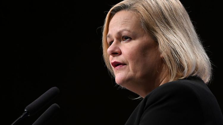 Nancy Faeser (SPD), Bundesinnenministerin.