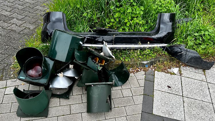 Eine kaputte Ampel. Ganz so weit ist die Koalition noch nicht.