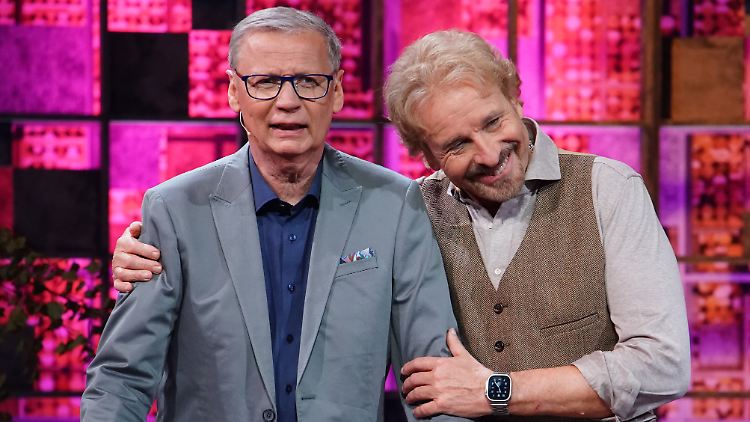 Sie kennen und sie schätzen sich: Günther Jauch (l.) und Thomas Gottschalk.