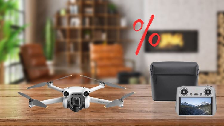 Die Drohne DJI Mini 3 Fly More Combo ist am Black Friday mit zugehörigem Set so günstig wie nie.