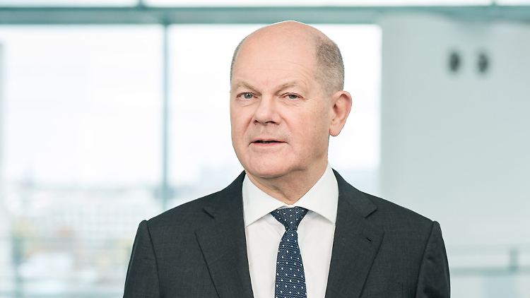 Der Kanzler nutzt das Format der Videobotschaft.