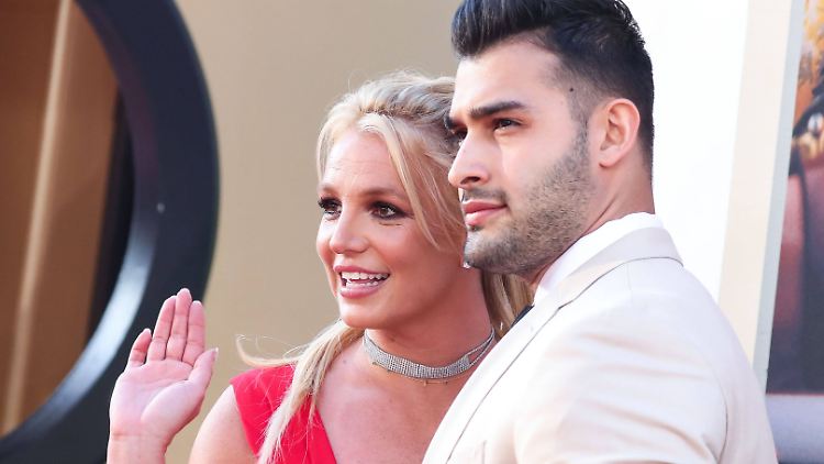 Es könnte ein leiser Abschied werden: Britney Spears und Sam Asghari im Juli 2019. 