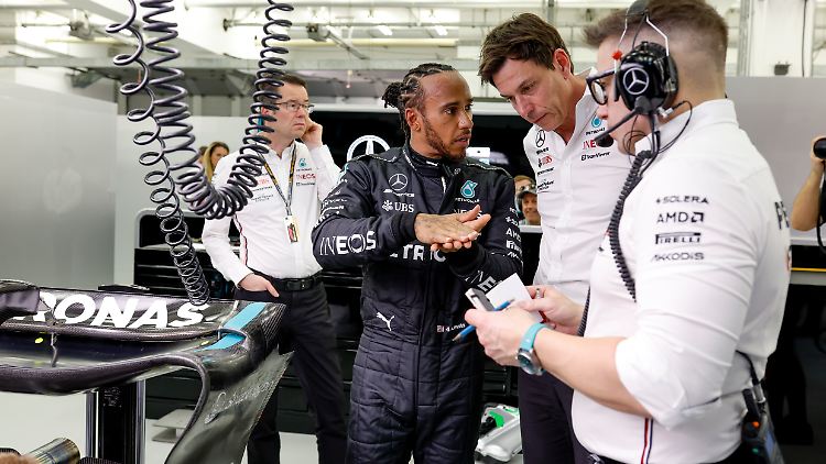 Eingespieltes Team: Lewis Hamilton und Toto Wolff.
