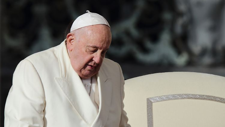 Der Papst am Mittwoch bei einer Generalaudienz.