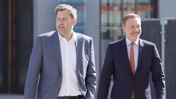 Mittlerweile ist die Stimmung mieser: Klingbeil und Lindner im März dieses Jahres.