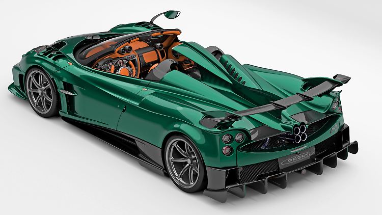 Das aufwendige Aerodynamiksystem des Imola soll bei Tempo 280 für 6000 Kilogramm Abtrieb sorgen.