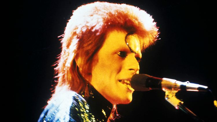 David Bowie Anfang der Siebziger als "Ziggy Stardust".