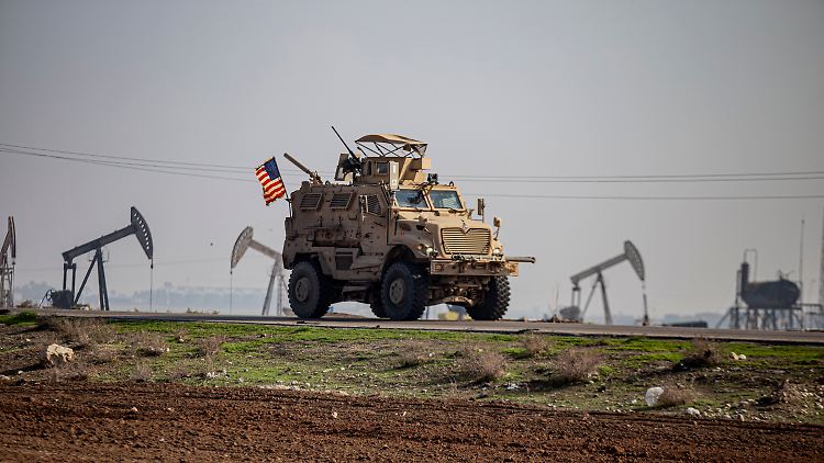 US-Truppen auf Patrouille im Norden von Syrien.