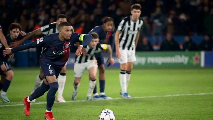 Kylian Mbappé traf ganz, ganz spät zum Ausgleich.