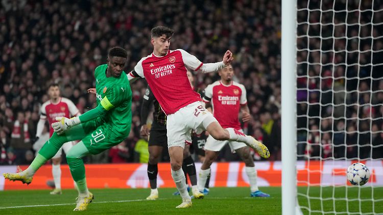 Der deutsche Nationalspieler Kai Havertz eröffnete einen bitteren Abend für den RC Lens.