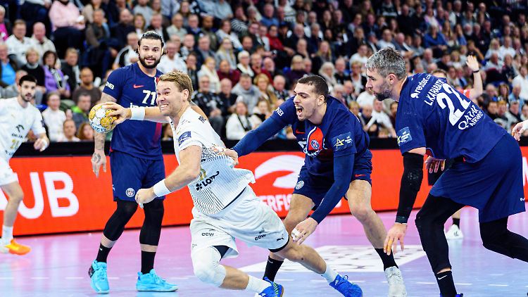 Petter Overby kämpfte sich mit seinem THW Kiel gegen PSG durch.