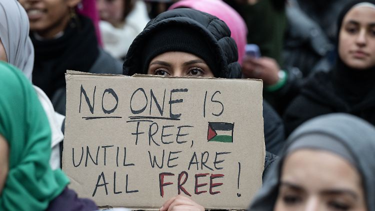 Nach dem Angriff der Hamas auf Israel gibt es weltweit Demonstrationen - auch pro-palästinensische. 