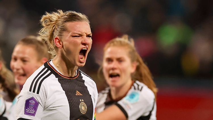 Ausdrucksstark, aber auch mal lieber still: Alexandra Popp.