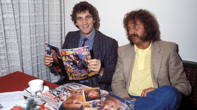 Jean-Marie Pfaff (l.) war in den 80ern ein Liebhaber anspruchsvoller Pop-Literatur.
