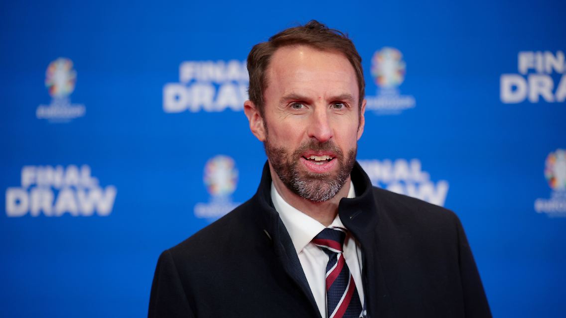 Gareth Southgate ist auch da.