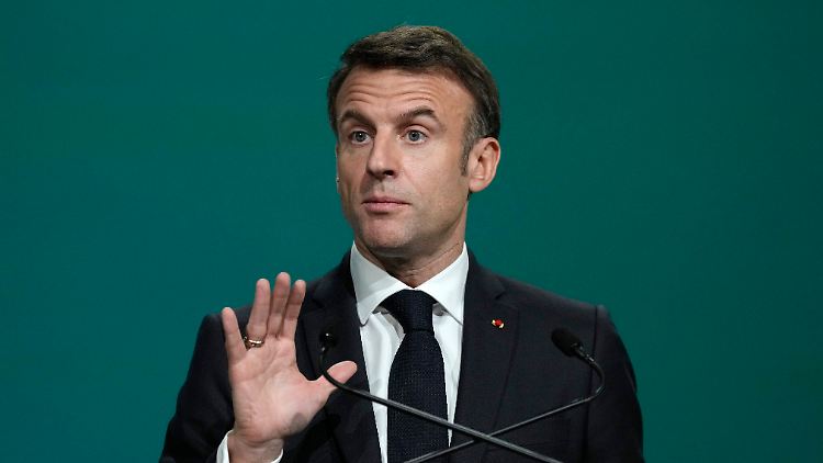 Israel müsse den gewünschten Endzustand im Gazastreifen  genauer definieren, fordert Macron in Dubai. 