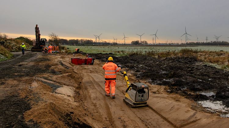 Die ersten Arbeiten sind schon gemacht: Hier soll die Northvolt-Batteriefabrik entstehen.