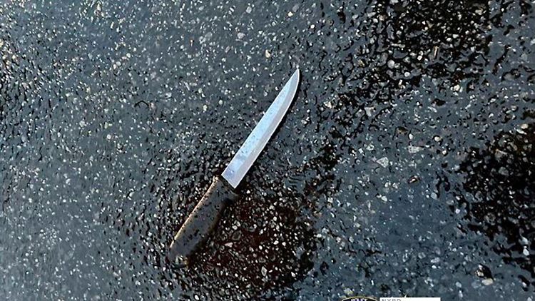 Die New Yorker Polizei veröffentlicht ein Foto des Messers.