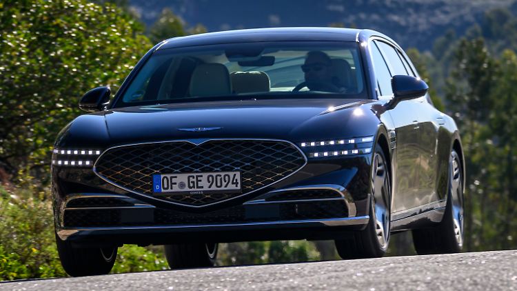 Stattlicher Auftritt: Mit dem Genesis G90 kommt erstmals eine koreanische Oberklasse nach Deutschland.