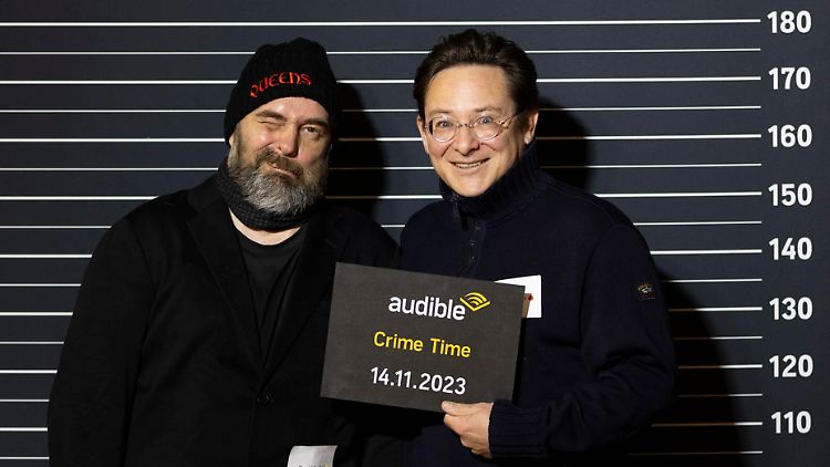 Verhaftet von Audible: David Nathan (l.) und Simon Jäger.