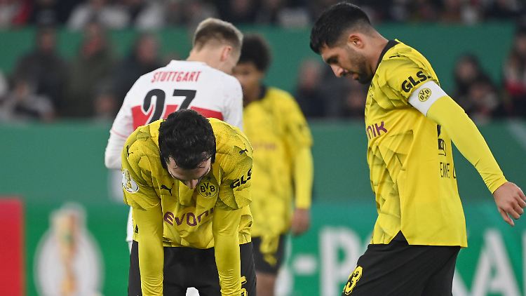 Mats Hummels und Emre Can sind nicht gerade bester Dinge.