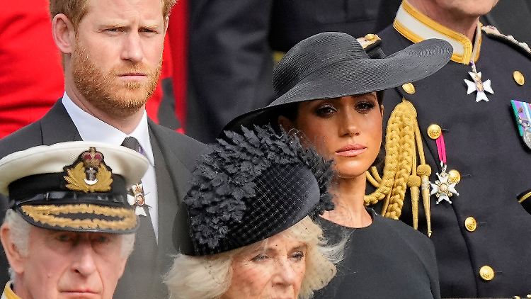 Ihr Verhältnis ist zerrüttet: Prinz Harry und seine Frau Meghan sowie König Charles und Königin Camilla.