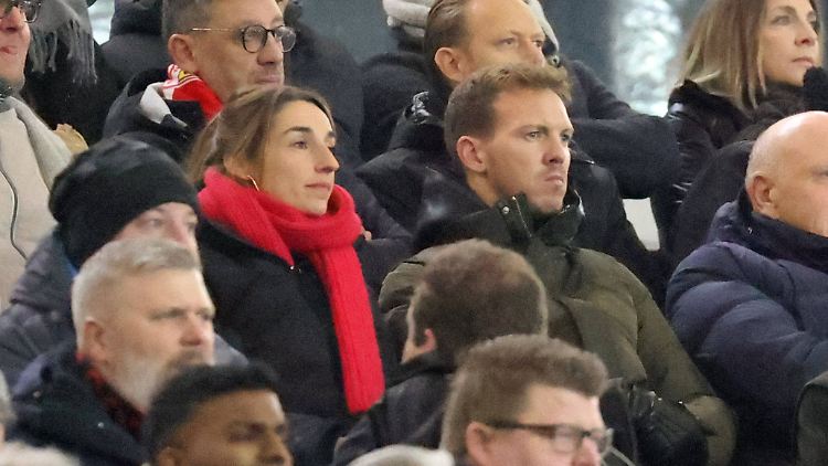 Julian Nagelsmann brachte seine Freundin mit zum DFB-Pokalspiel.
