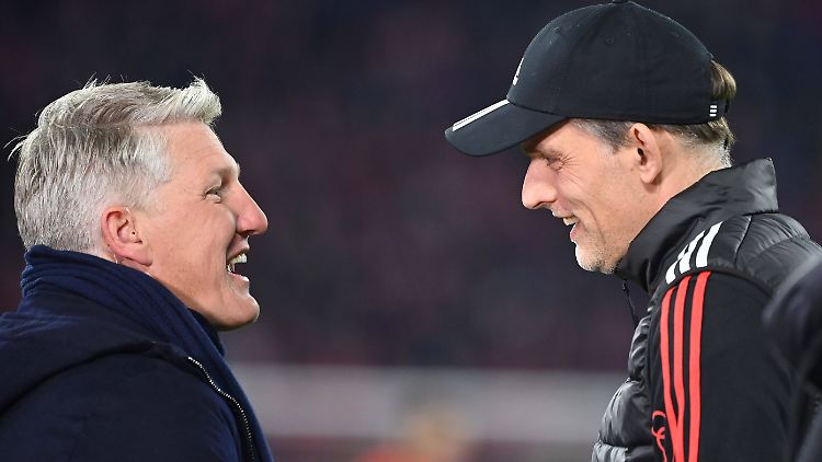 "Es war immer lustig", sagt Tuchel (r.) über seine Begegnungen mit Schweinsteiger.