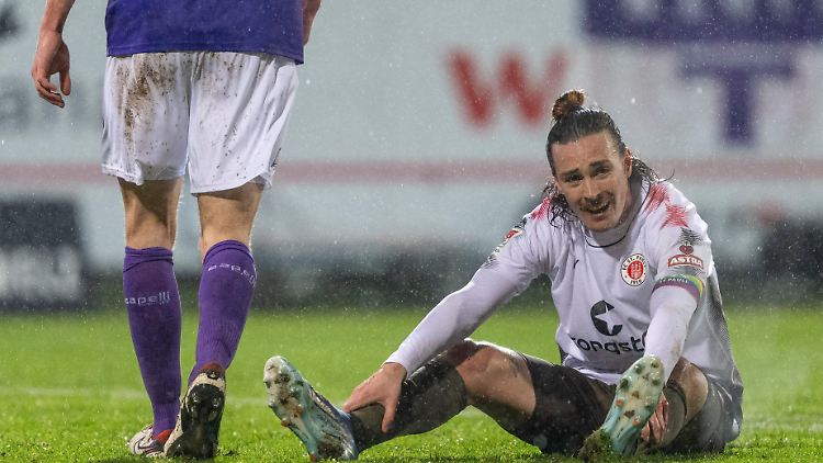 Jackson Irvine und der FC St. Pauli ließen bei schweren Bedingungen wichtige Punkte liegen.