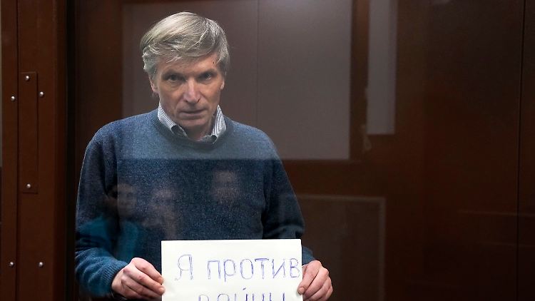 Weil er den russischen Einmarsch in die Ukraine kritisiert hatte, wurde Alexej Gorinow zu sieben Jahren Haft verurteilt.