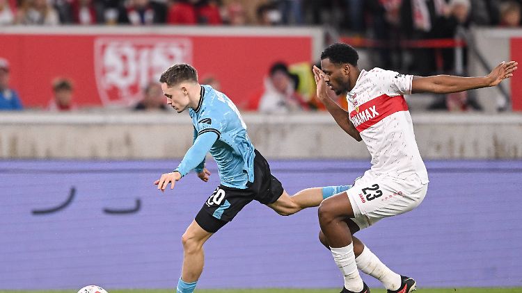 Florian Wirtz sorgte für Bayer Leverkusen immerhin für einen Punkt in Stuttgart.