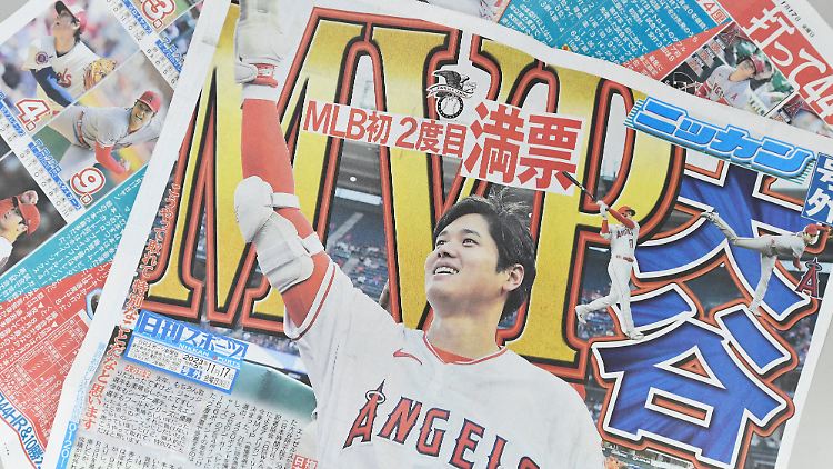 So stolz ist Japan wirklich. Hier zelebriert das Land den MVP der abgelaufenen MLB-Saison.
