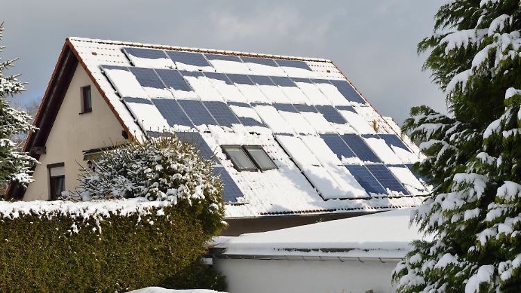  Kälte macht den Solarpanels nichts aus ...