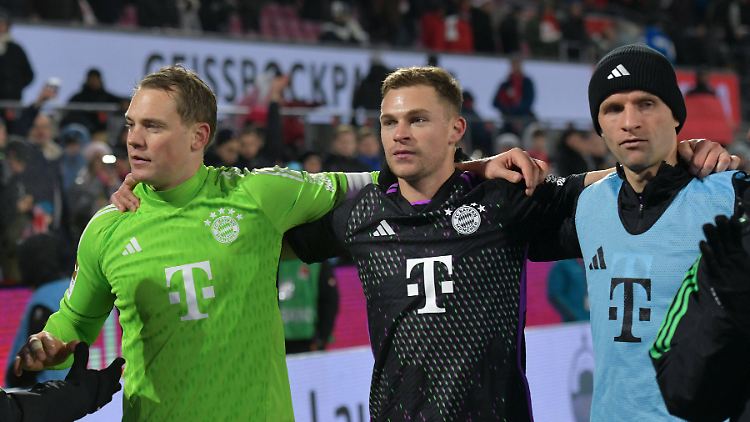 Zentral für den Erfolg in München und bei der Nationalelf: Manuel Neuer, Joshua Kimmich und Thomas Müller.
