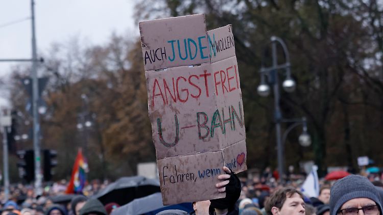 Am Sonntag gab es in Berlin eine Demonstration gegen Antisemitismus