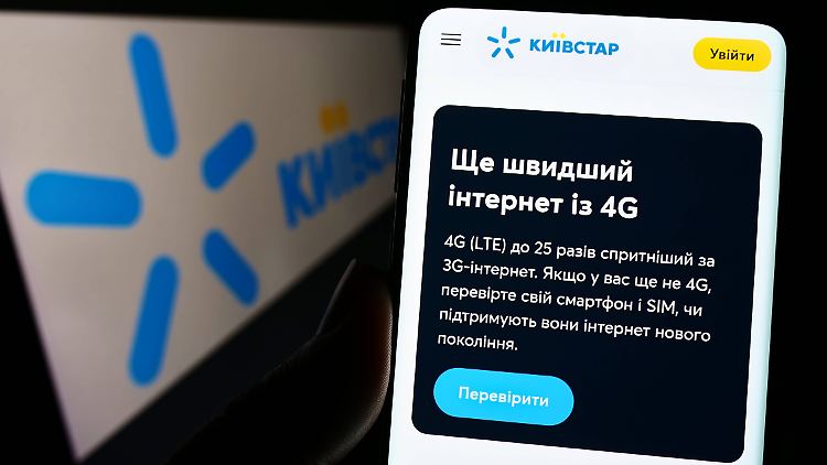 Der ukrainische Mobilfunkanbieter Kyivstar hat nach eigenen Angaben gut 24 Millionen Abonnenten.