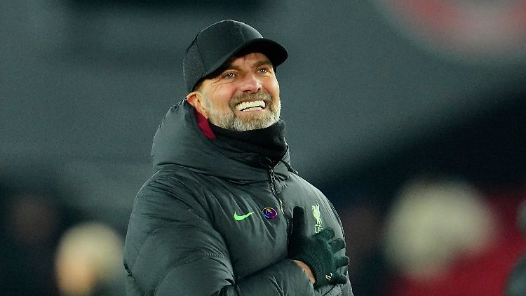 Hat bei Liverpool-Spielen diese Saison meist erst ganz wenig und dann ganz viel zu lachen: Jürgen Klopp.