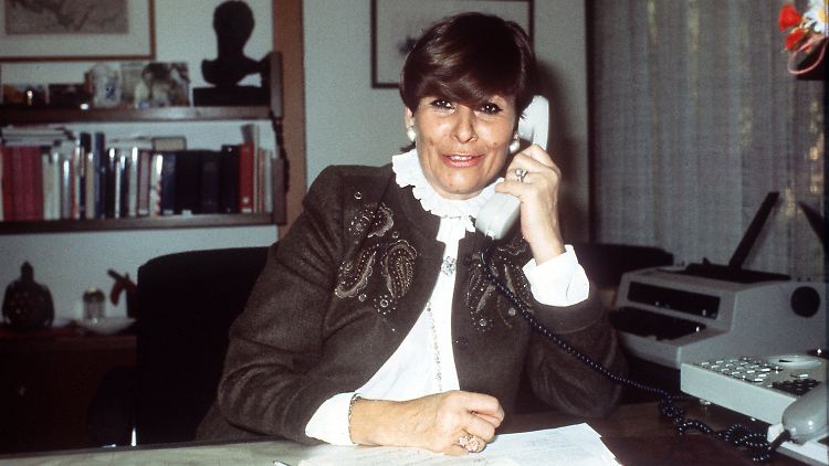 Sie begleitete Helmut Kohl loyal auf vielen Stationen: Juliane Weber im Jahr 1980.