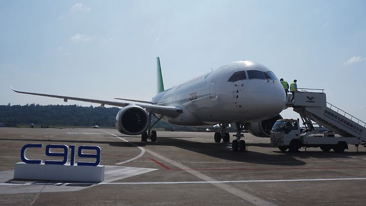 Ein bedeutender Anteil des Flugzeuges besteht aus ausländischen Bauteilen.