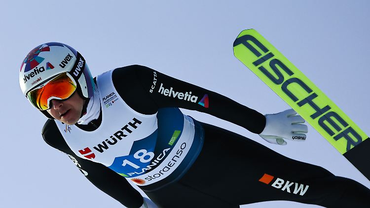 Simon Ammann ist auch mit 42 Jahren begeistert von seinem Sport.