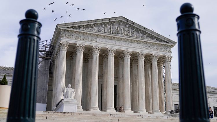 Das Oberste Gericht der USA in Washington beeinflusst den Präsidentschaftswahlkampf. 