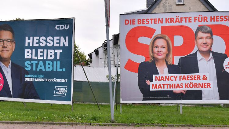Alles beim Alten: Boris Rhein bleibt Ministerpräsident, Nancy Faeser bleibt Bundesinnenministerin.